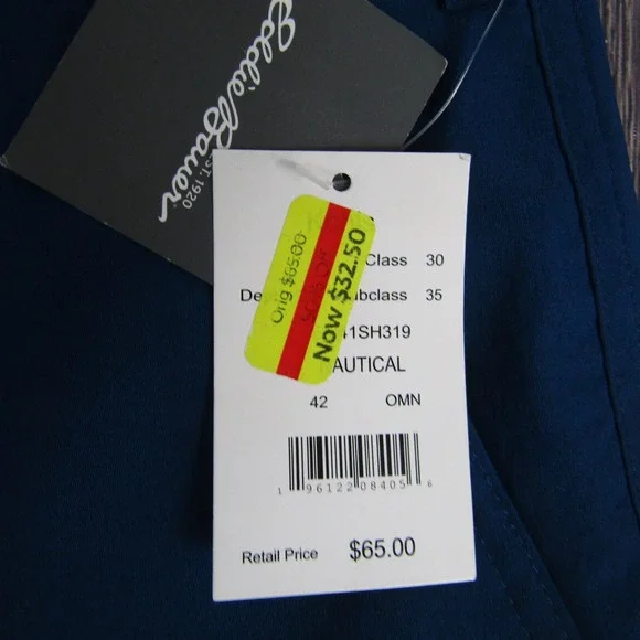 Eddie Bauer NEW NWT Mens 42 Blue Horizen Guide Cargo Shorts Walk Hiking - Picture 2 of 6